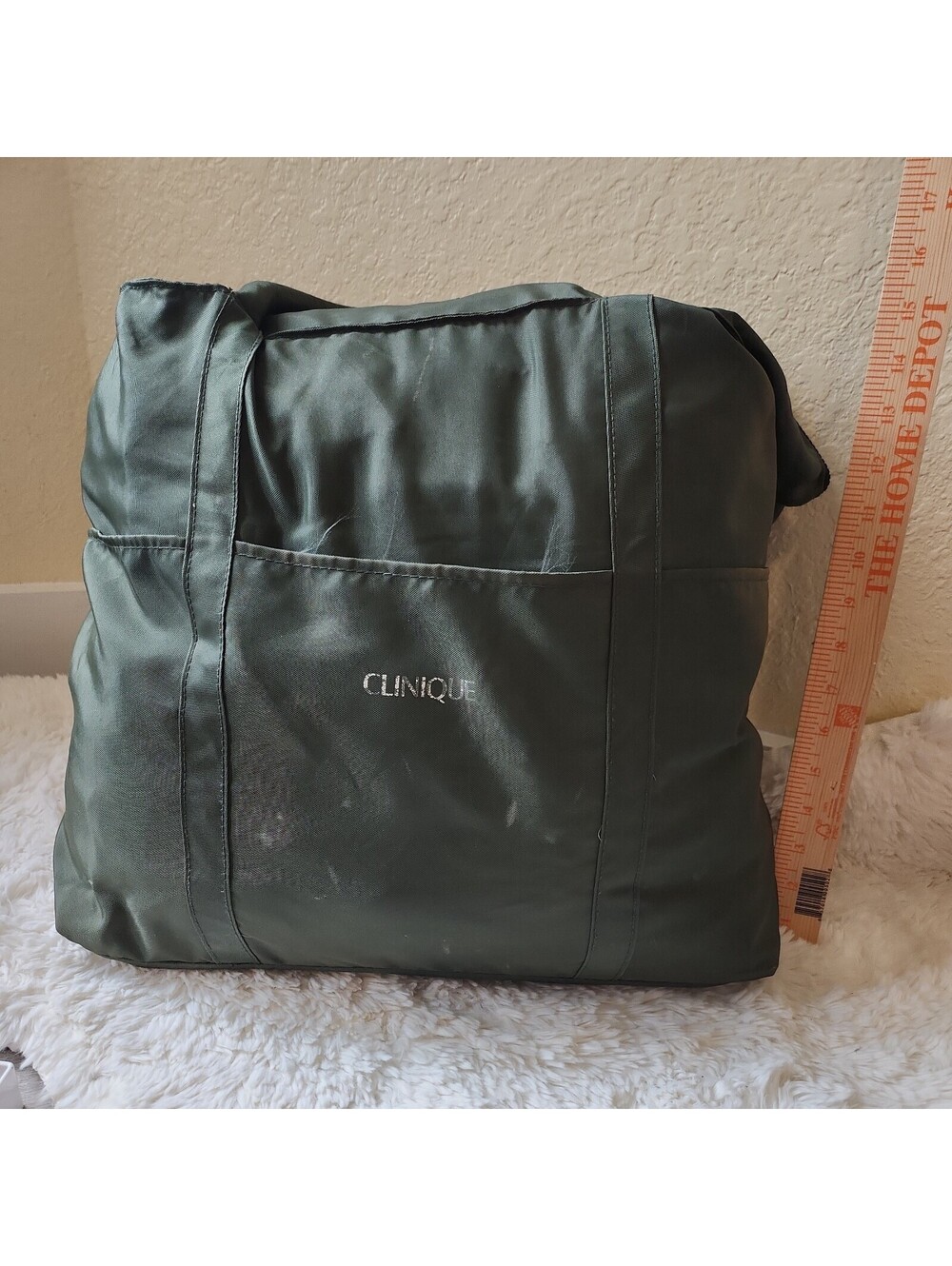 Cliniqhe Dark Military Gym Travel Bag Big Pockets Acrivewear Handles